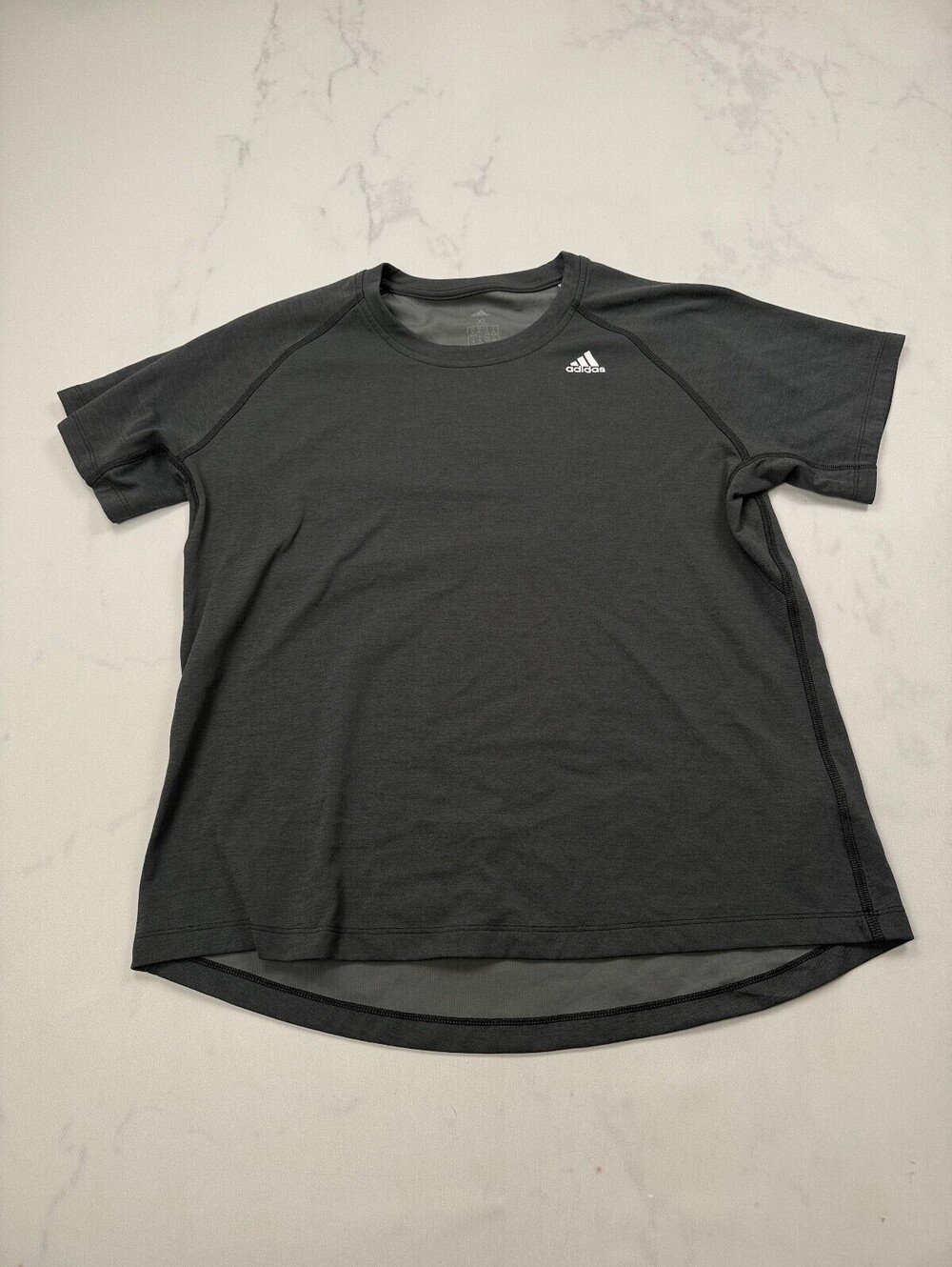 Adidas Athletic Tee Black Current Jersey Tee - Womens XL